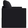 Sofa lova Juoda 124 x 71 x 78 cm Dirbtinė Oda