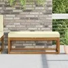 Lauko Sėdimosios Pagalvė Kreminė 115 x 40 x 8 cm