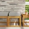 Lauko Sėdimosios Pagalvė Pilka 40 x 40 x 8 cm 100% poliesteris