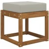 Lauko Sėdimosios Pagalvė Pilka 40 x 40 x 8 cm 100% poliesteris