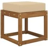 Lauko Sėdimosios Pagalvė Smėlio 40 x 40 x 8 cm 100% poliesteris