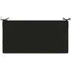 Sėdynės pagalvėlė SOEST 100% poliesteris Juoda 120 x 60 x 15 cm