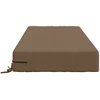 Sėdynės pagalvėlė SOEST 100% poliesteris Taupe 120 x 80 x 15 cm