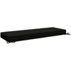Sėdynės pagalvėlė SOEST 100% poliesteris Juoda 120 x 40 x 10 cm