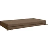Sėdynės pagalvėlė SOEST 100% poliesteris Taupe 120 x 60 x 15 cm