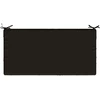 Sėdynės pagalvėlė SOEST 100% poliesteris Juoda 120 x 80 x 15 cm