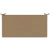 Sėdynės pagalvėlė SOEST 100% poliesteris Taupe 120 x 80 x 10 cm