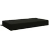 Sėdynės pagalvėlė SOEST 100% poliesteris Juoda 120 x 60 x 15 cm