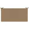 Sėdynės pagalvėlė SOEST 100% poliesteris Taupe 120 x 60 x 15 cm