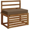 Sėdynės pagalvėlė SOEST 100% poliesteris Taupe 70 x 40 x 10 cm