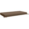 Sėdynės pagalvėlė SOEST 100% poliesteris Taupe 120 x 80 x 10 cm