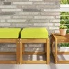 Lauko Sėdimosios Pagalvė Žalia 40 x 40 x 8 cm 100% poliesteris