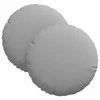 Sėdynių pagalvėlės 2 pcs Debesų pilka Ø30 x 13 cm audinys