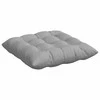 Sėdynių pagalvėlės 4 pcs Debesų pilka 40 x 40 x 6 cm audinys
