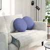 Sėdynių pagalvėlės 2 pcs Džinsinės mėlynos Ø40 x 13 cm audinys
