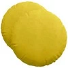 Sėdynių pagalvėlės 2 pcs Geltona Ø50 x 19 cm Aksomas