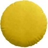 Sėdynių pagalvėlės 2 pcs Geltona Ø50 x 19 cm Aksomas