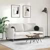 Sėdynių pagalvėlės 2 pcs Juoda Ø30 x 13 cm Aksomas