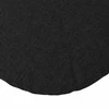 Sėdynių pagalvėlės 2 vnt. Audinys Juoda Ø40 x 13 cm