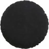 Sėdynių pagalvėlės 2 pcs Juoda Ø 40 x 13 cm Aksomas