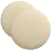 Sėdynių pagalvėlės 2 pcs Kreminė Ø40 x 13 cm audinys