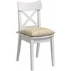 Sėdynių pagalvėlės 4 pcs Kreminė 40 x 40 x 6 cm audinys