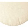 Sėdynių pagalvėlės 2 pcs Kreminė Ø60 x 21 cm Kordūrinis audinys