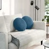 Sėdynių pagalvėlės 2 pcs Mėlyna Ø 40 x 13 cm Aksomas
