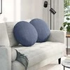 Sėdynių pagalvėlės 2 pcs Mėlyna Ø50 x 19 cm Kordūrinis audinys