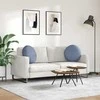 Sėdynių pagalvėlės 2 pcs Mėlyna Ø50 x 19 cm Kordūrinis audinys