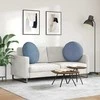 Sėdynių pagalvėlės 2 pcs Mėlyna Ø60 x 21 cm Kordūrinis audinys