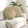 Sėdynių pagalvėlės 2 pcs Pilkai žalia Ø 80 cm