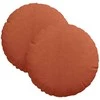 Sėdynių pagalvėlės 2 pcs Raudona oranžinė Ø30 x 13 cm
