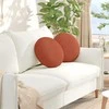 Sėdynių pagalvėlės 2 pcs Raudona oranžinė Ø 40 cm