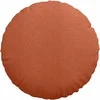 Sėdynių pagalvėlės 2 pcs Raudona oranžinė Ø50 x 19 cm