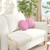 Sėdynių pagalvėlės 2 pcs Rožinė Ø30 x 13 cm audinys