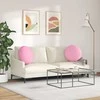 Sėdynių pagalvėlės 2 pcs Rožinė Ø50 x 19 cm audinys
