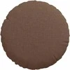 Sėdynių pagalvėlės 2 pcs Ruda Ø30 x 13 cm audinys