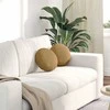Sėdynių pagalvėlės 2 pcs Ruda Ø30 x 13 cm Aksomas