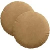 Sėdynių pagalvėlės 2 pcs Ruda Ø30 x 13 cm Aksomas