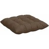 Sėdynių pagalvėlės 4 pcs Ruda 40 x 40 x 6 cm audinys