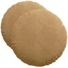 Sėdynių pagalvėlės 2 pcs Ruda Ø50 x 19 cm Aksomas