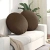 Sėdynių pagalvėlės 2 pcs Ruda Ø60 x 21 cm audinys