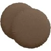 Sėdynių pagalvėlės 2 pcs Ruda Ø80 x 29 cm audinys