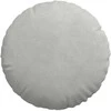 Sėdynių pagalvėlės 2 pcs Šviesiai pilka Ø 40 x 13 cm Aksomas