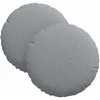 Sėdynių pagalvėlės 2 pcs Šviesiai pilka Ø30 x 13 cm audinys