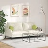 Sėdynių pagalvėlės 2 pcs Šviesiai žalia Ø30 x 13 cm audinys