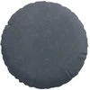 Sėdynių pagalvėlės 2 pcs Tamsiai pilka Ø30 x 13 cm Aksomas
