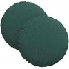 Sėdynių pagalvėlės 2 pcs Tamsiai žalia Ø30 x 13 cm audinys
