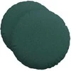 Sėdynių pagalvėlės 2 pcs Tamsiai žalia Ø50 x 19 cm audinys